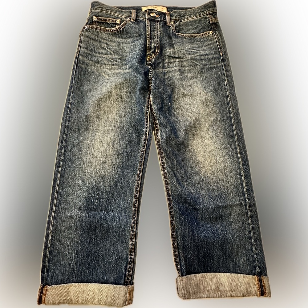 NWT $248 Marc by Marc Jacob Annie boyfriend jeans crop button front size 27
